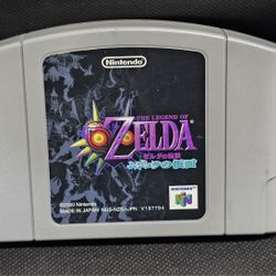 The legend of Zelda Majora's Mask Nintendo 64 Japan NTSC