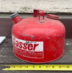 Vintage gas can