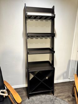 IKEA Wood Wine Rack Bar Shelf Unit