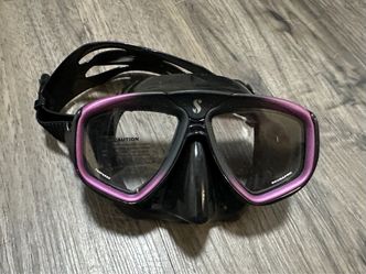ScubaPro Zoom Scuba Diving Mask - NEW! Black/Purple - Snorkeling, Freediving