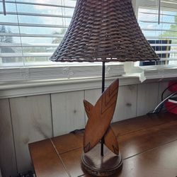 Surf Board Table Lamp