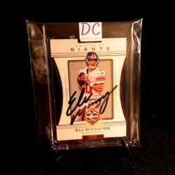 Eli Manning 2017 Panini Limited on card auto! NY GIANTS NFL 