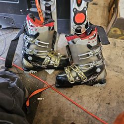 Salomon Snowblade Buzz Trick Skis and  Mission 8 Boots 