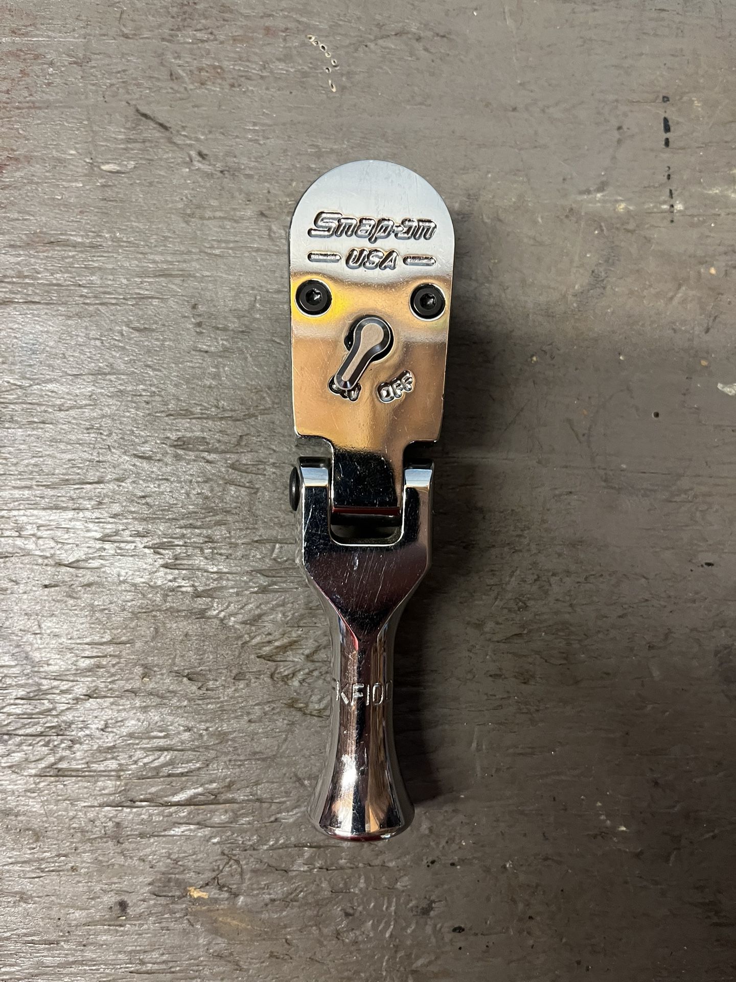 Snap On 3/8 stubby flex head ratchet - 100 tooth