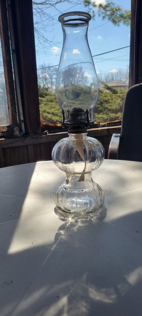 Antique Oil Lamp