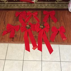 Holiday Bows Set Of 7