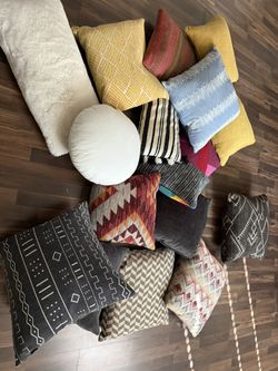 Assortment Of Throw Pillows