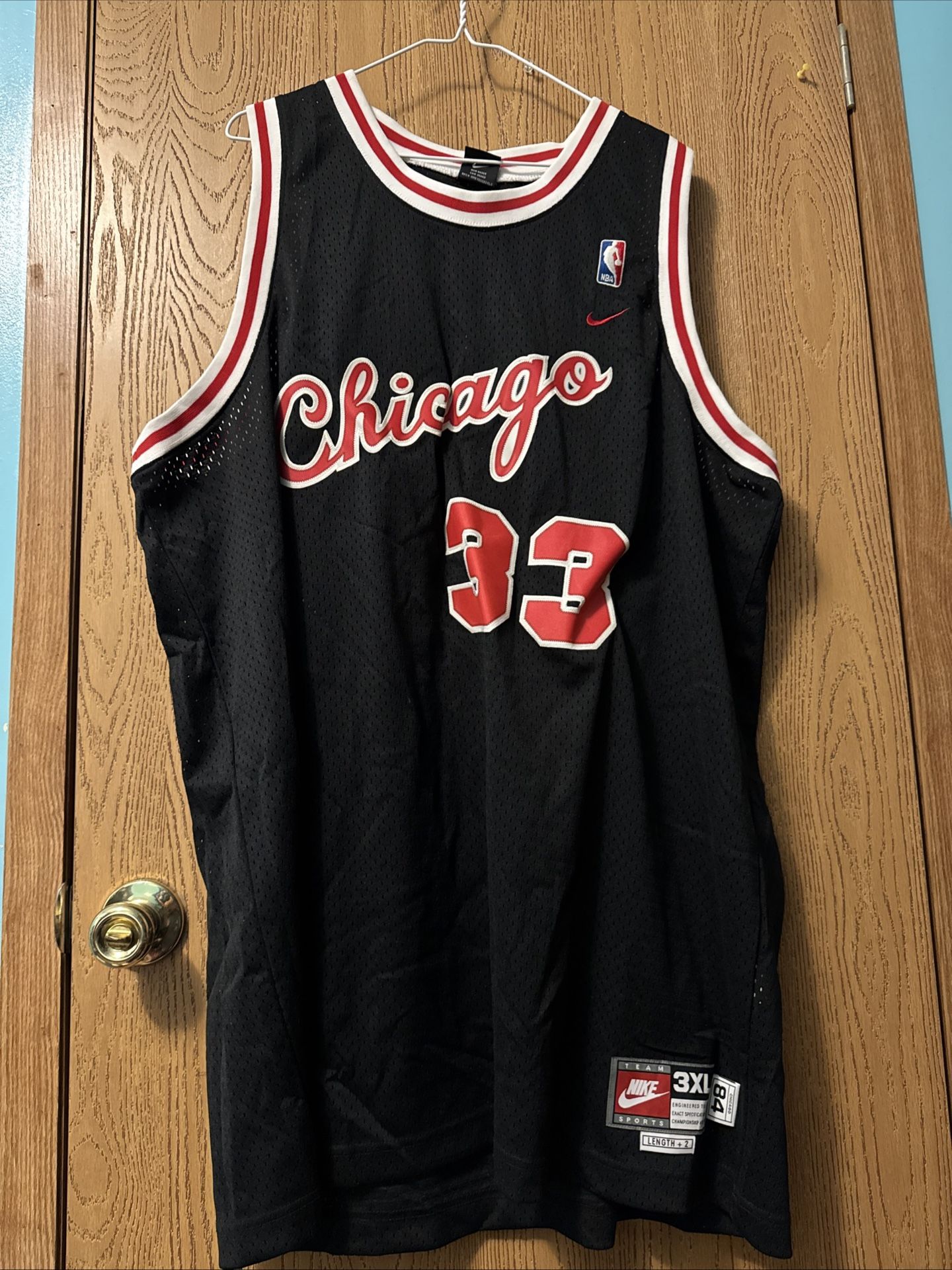 Vintage Nike 1984 Rewind Chicago Bulls Scottie Pippen 33 Swingman Jersey Men 3XL