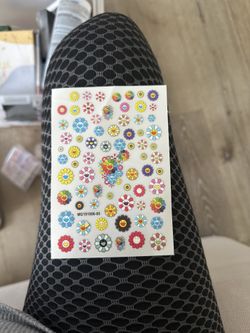 murakami nail stickers