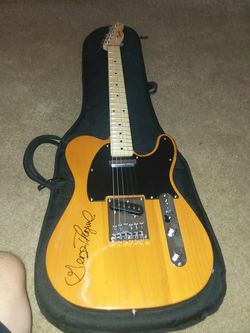 George Thorogood autographed guitar