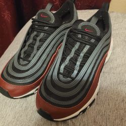 Nike Grade School Airmax 97 Anthracite Team Red