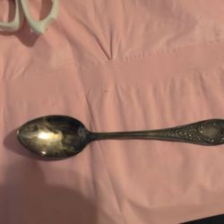 1 Vintage Sterling Silver Soup Spoon