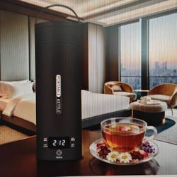 Electric Kettle Portable Cook Noodle Rice Oatmeal Coffee Boil Water Warm Milk Trave Bag