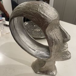 Silver Head Artifact