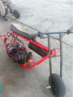 5in BAM Mini bike with YMMB wheelie bar