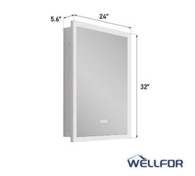 Wellfor Aurora LED Medicine Cabinet