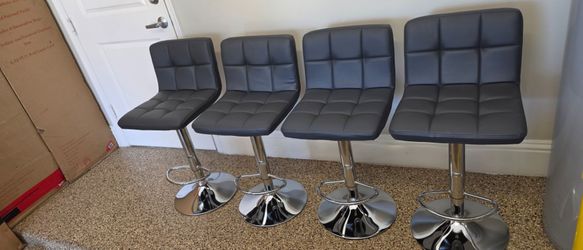 Beautiful gray bar stools