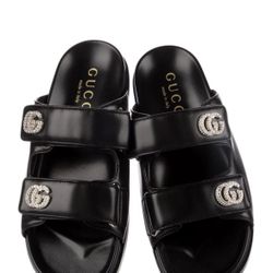Black Gucci Sandals 