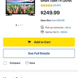 40” SAMSUNG SMART TV 