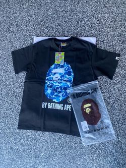 Blue nd black bape Medium and large