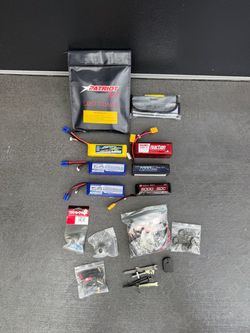 Hobby RC batteries and parts lightly used everything works no problem shoot me offer Text me what you need. I will let you know how much.