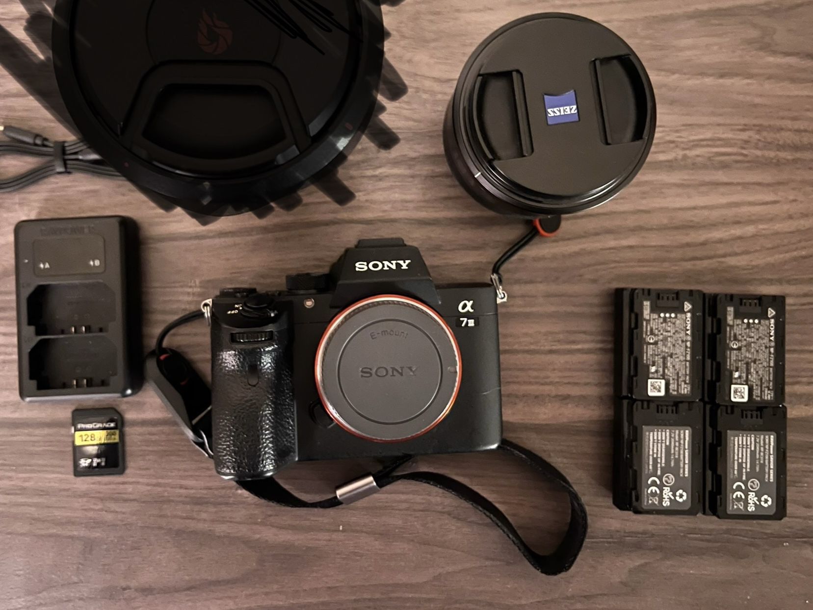 Sony A7III Mirrorless Camera and Lenses 