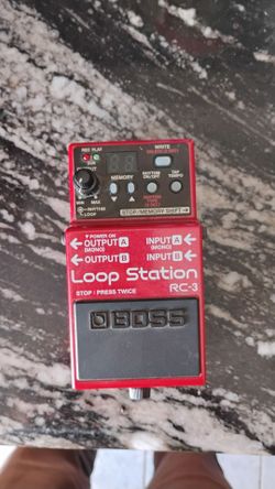 Boss Loop station Rc-3  guitar pedal
