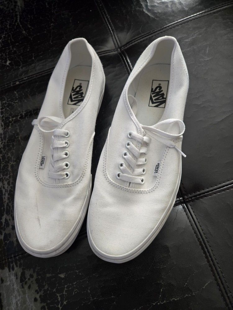 Size 12 White Vans