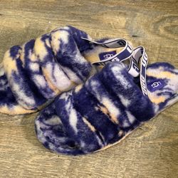 Ugg Plush Tie Dye Slipper