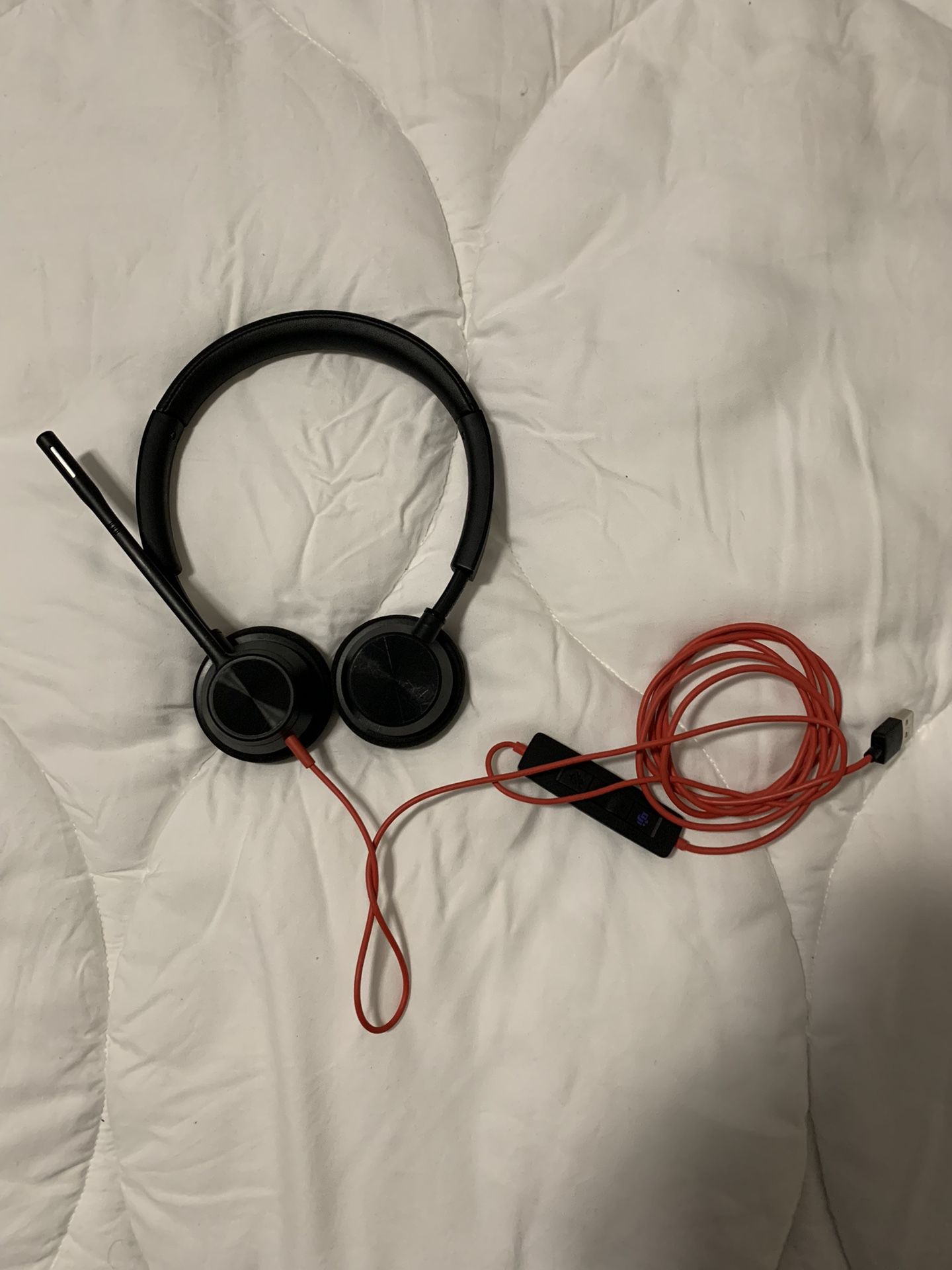 Poly Blackwire 3320 Headset USB A. Microsoft Teams. Great condition