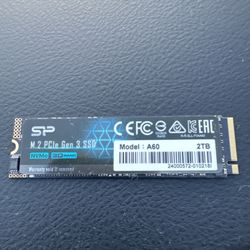 Silicon Power 2TB - NVMe M.2 PCIe Gen3x4 2280 SSD SP002TBP34A60M28 Pre Owned