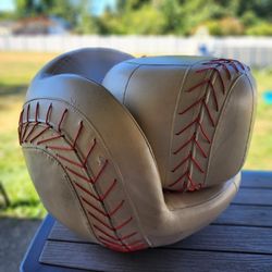 Kid Baseball Chair with Ottoman 