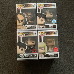 $40 Attack On Titan Funko Pop Bundle 