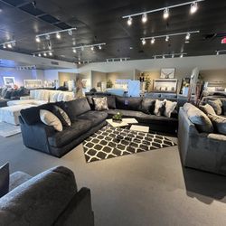Grey 3pc Sectional couch