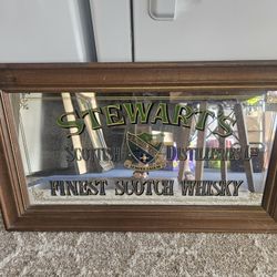 Stewart's Scottish Distilleries Whisky Framed