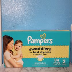Pampers Size  #2   (84 Diapers)