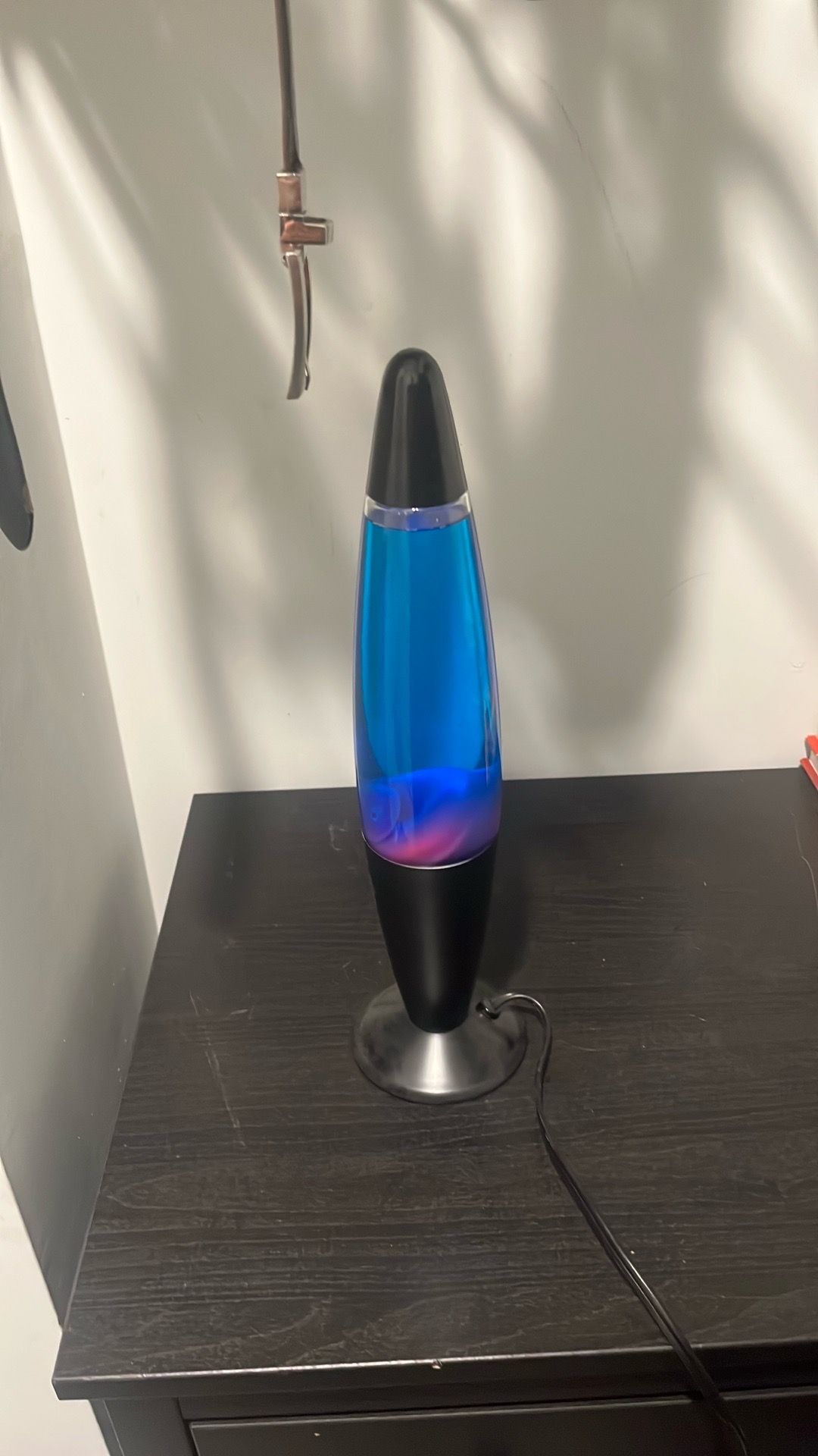 Lava lamp, blue and purple
