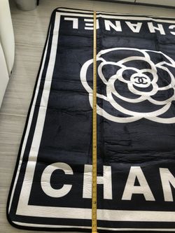 Chanel carpet rug mat black and white 77*59 for Sale in Tampa, FL