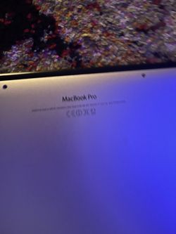 MacBook Pro 15 inch retina For $130 Read Description