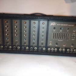 Professional Peavey 6-channel Equalizer And Amplifier 