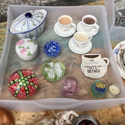 Glass Globes And Trinkets