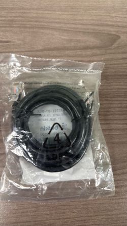 Belkin Cat5e UTP RJ45 Patch Cable Black 7ft