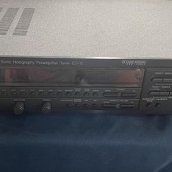 Vintage Carver Sonic Holography Preamplifier Tuner CT-17
