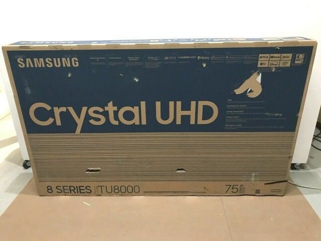 Tv Samsung 75", TU8000, 4k, Dynamic Cristal Color, HDR, Excellent