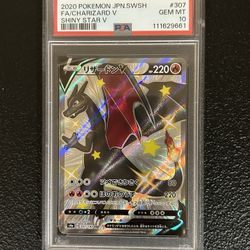 Charizard V SSR 307/190 Pokemon Japanese Shiny Star V - PSA 10