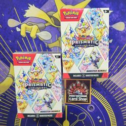 Pokémon S&V Prismatic Evolutions Booster Bundle Box