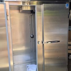 NEW CONTINENTAL 2 DOOR STAINLESS STEEL FREEZER