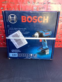 BOSCH 4-AMP 18V VARIABLE SPEED 1/2-IN. SQUARE DRIVE CORDLESS IMPACT WRENCH 221-LBS OF TORQUE ( TOOL ONLY )
