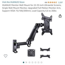 Wall Monitor Arm, 22 To 35 Inch Monitor