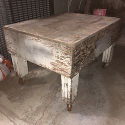 Industrial Wood Cart  36x48x30”